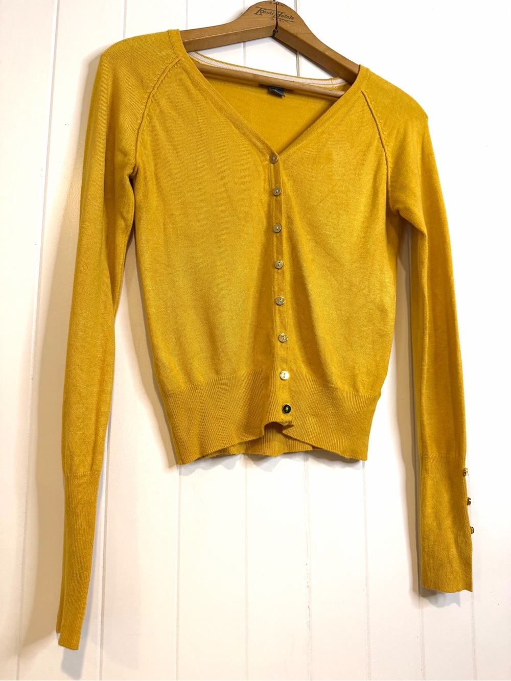 Primark Mustard Yellow Knit Cardigan
